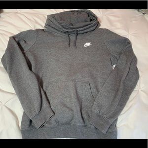 Dark grey Nike cowl sweatshirt